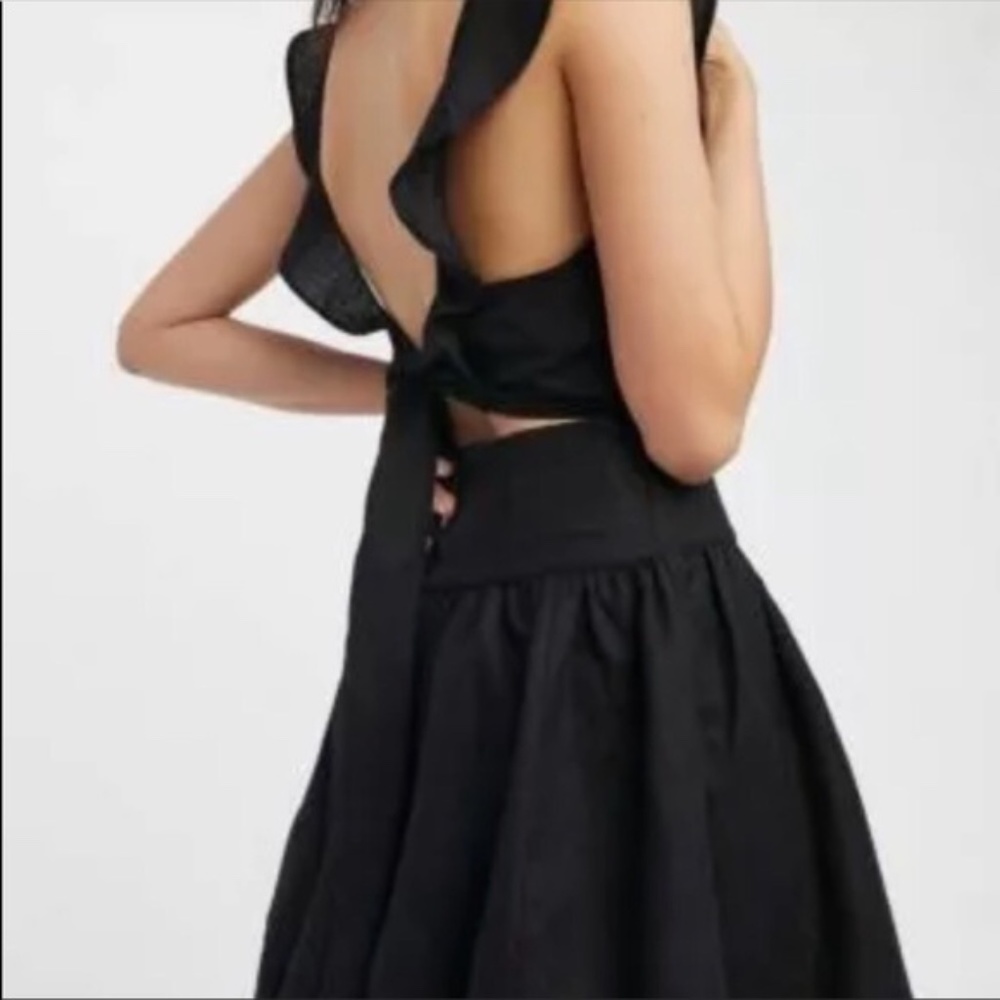 Free People Erin Ruffle Tie back dress - Picture 2 of 7
